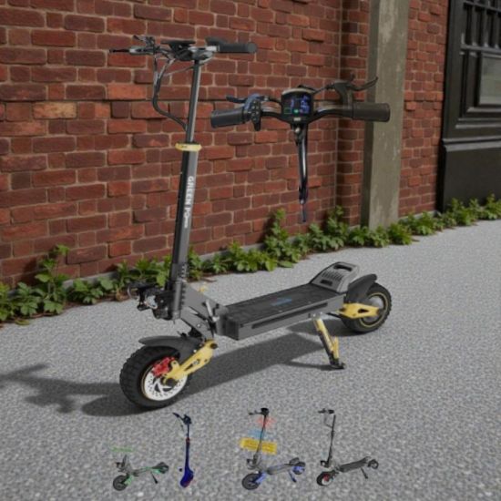 صورة سكوتر الأوروبي الكهربائي 3000 واط – تصميم رياضي مع إضاءة وبلوتوث